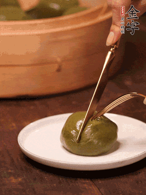 軟軟糯糯，香味可以秒殺99%的成品青團