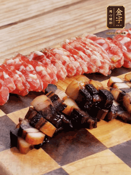 金字二八臘腸、金字醬油肉切薄片